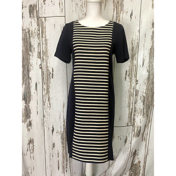 J. Crew Dresses & Skirts - J. Crew Navy Blue And White Dress